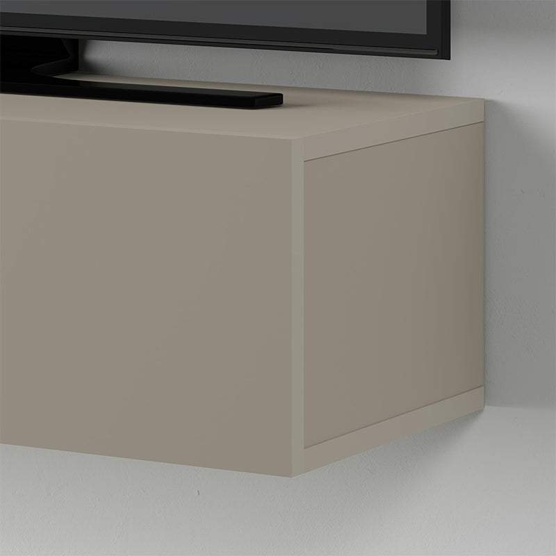 Έπιπλο τηλεόρασης επιτοίχιο Francy  χρώμα sandstone 135x31,7x25εκ.