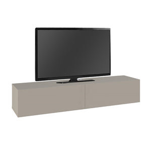 Έπιπλο τηλεόρασης επιτοίχιο Francy  χρώμα sandstone 135x31,7x25εκ.
