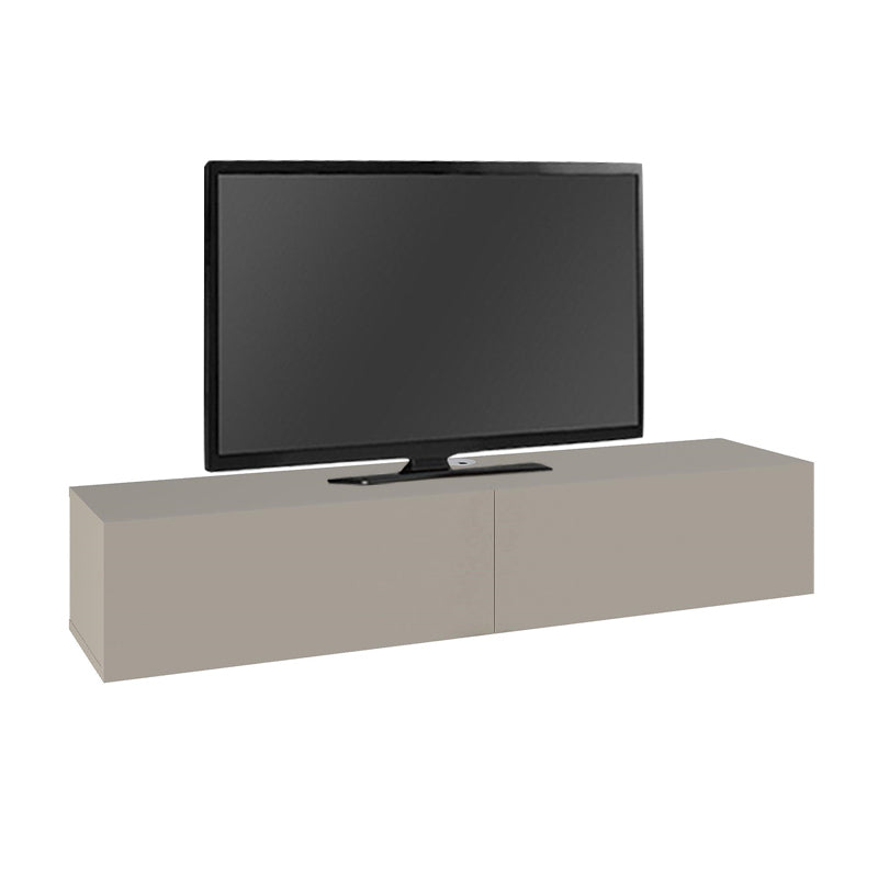 Έπιπλο τηλεόρασης επιτοίχιο Francy  χρώμα sandstone 135x31,7x25εκ.