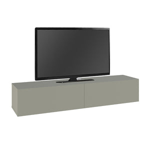Έπιπλο τηλεόρασης επιτοίχιο Francy  χρώμα ash green 135x31,7x25εκ.