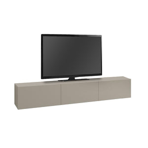 Έπιπλο τηλεόρασης επιτοίχιο Francy  χρώμα sandstone 180x30x30εκ. - Pakobazaar