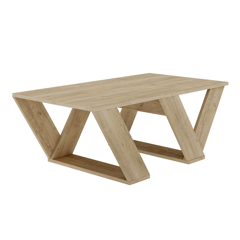 Τραπεζάκι σαλονιού Pipra  χρώμα sapphire oak 110x60x40εκ.