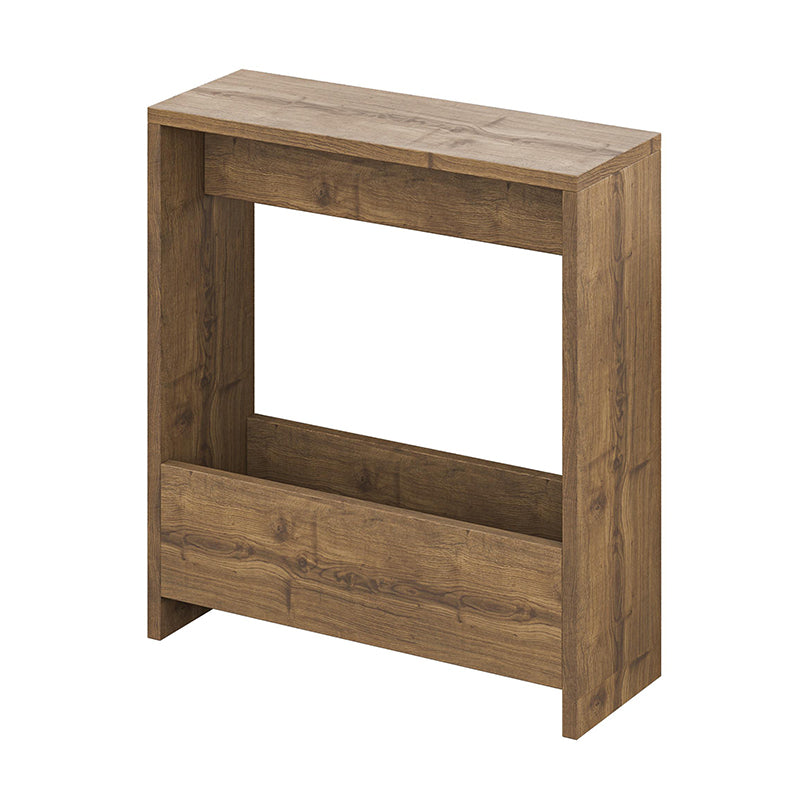 Τραπεζάκι βοηθητικό Simpi  χρώμα ανοιχτό καρυδί 55x20x60εκ.