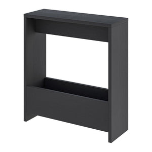 Τραπεζάκι βοηθητικό Simpi  χρώμα black wood 55x20x60εκ.