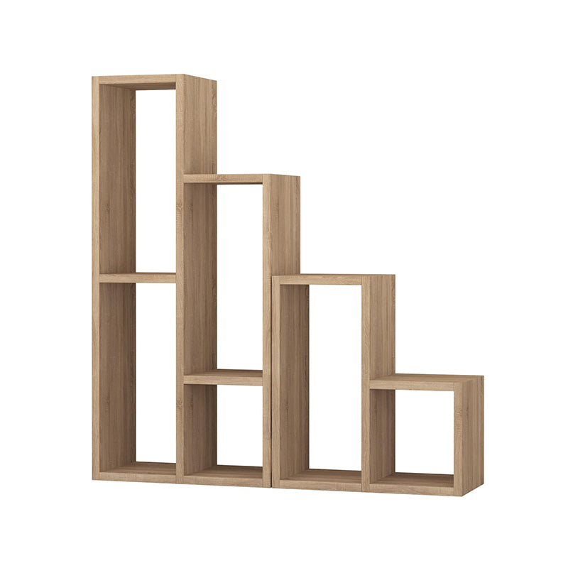 Ραφιέρα - Ανθοστήλη Sule  χρώμα sapphire oak 84x20x89εκ.