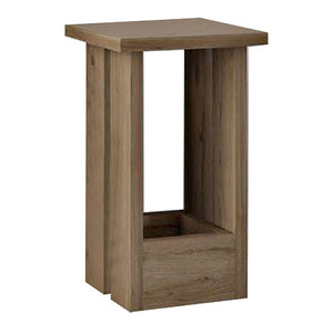 Τραπεζάκι βοηθητικό Tasos  χρώμα sepet oak 30x30x50,3εκ.