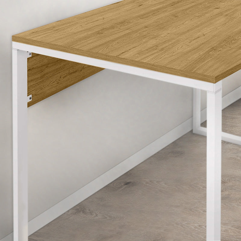 Γραφείο εργασίας Inna  χρώμα sapphire oak - λευκό 100x60x75εκ. - Pakobazaar