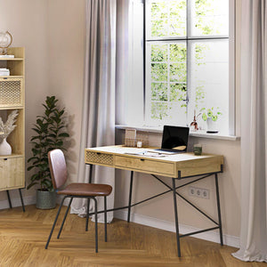 Γραφείο εργασίας Naive  χρώμα sapphire oak 113,4x60x77,5εκ.