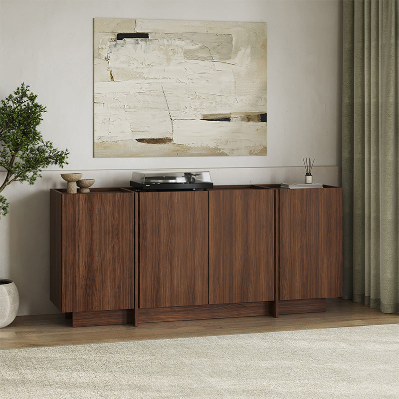 Μπουφές Dorma  χρώμα καρυδί milano 180x45x80,2εκ.
