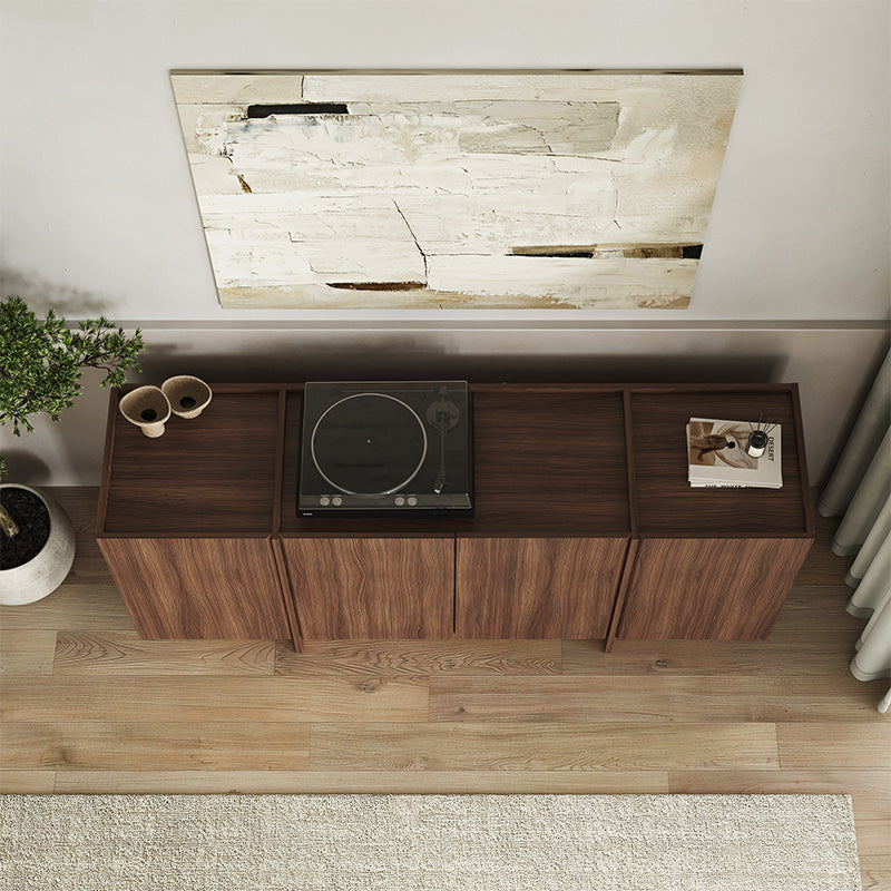 Μπουφές Dorma  χρώμα καρυδί milano 180x45x80,2εκ.