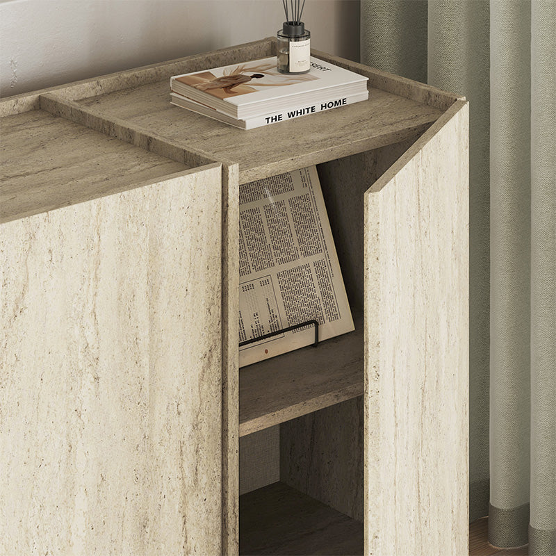Μπουφές Dorma  χρώμα travertine 180x45x80,2εκ.