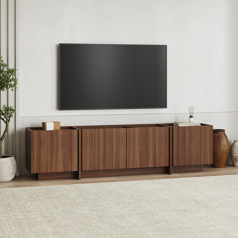 Έπιπλο τηλεόρασης Lowen  χρώμα καρυδί milano 180x35x46,2εκ.