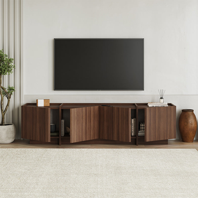 Έπιπλο τηλεόρασης Lowen  χρώμα καρυδί milano 180x35x46,2εκ.
