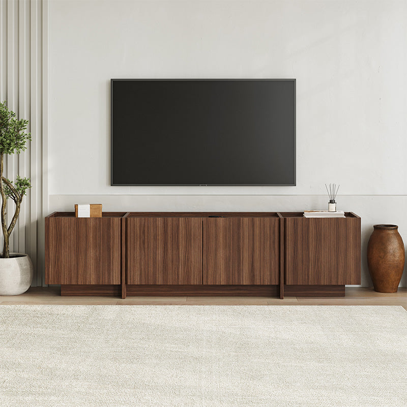 Έπιπλο τηλεόρασης Lowen  χρώμα καρυδί milano 180x35x46,2εκ.