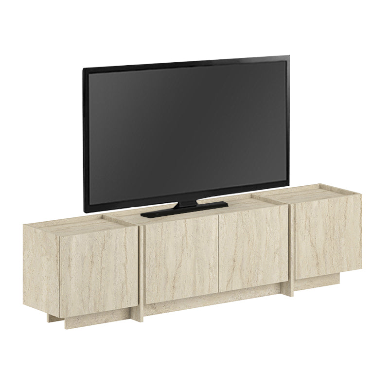 Έπιπλο τηλεόρασης Lowen  χρώμα travertine 180x35x46,2εκ.