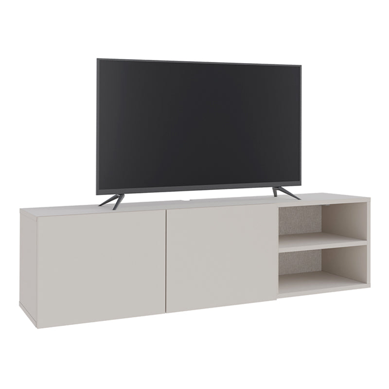 Έπιπλο τηλεόρασης επιτοίχιο Conrad  χρώμα sandstone 140x35x38εκ. - Pakobazaar