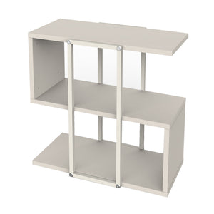 Τραπεζάκι βοηθητικό Homia  χρώμα sandstone 56x25x56,5εκ. - Pakobazaar