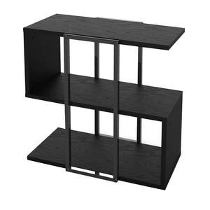 Τραπεζάκι βοηθητικό Homia  χρώμα black wood 56x25x56,5εκ. - Pakobazaar