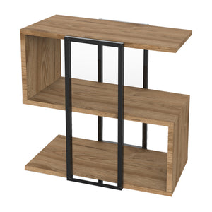 Τραπεζάκι βοηθητικό Homia  χρώμα καρυδί Ud 56x25x56,5εκ. - Pakobazaar