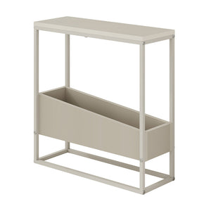 Τραπεζάκι βοηθητικό Lido  χρώμα sandstone 60x22x62εκ. - Pakobazaar