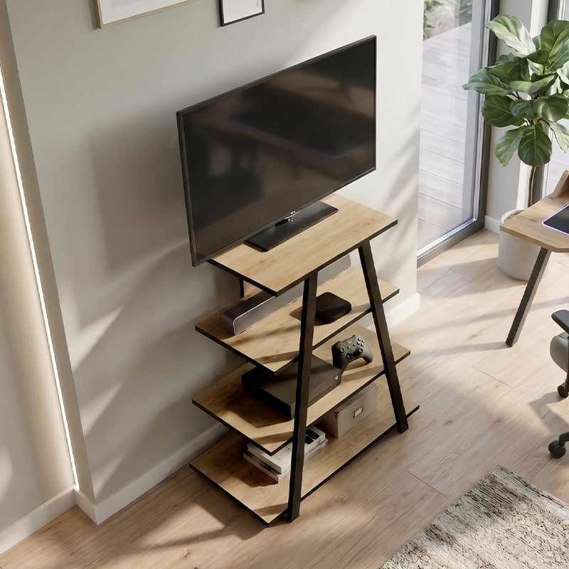 Έπιπλο τηλεόρασης Lyno  χρώμα sapphire oak 70,4x54x80εκ. - Pakobazaar