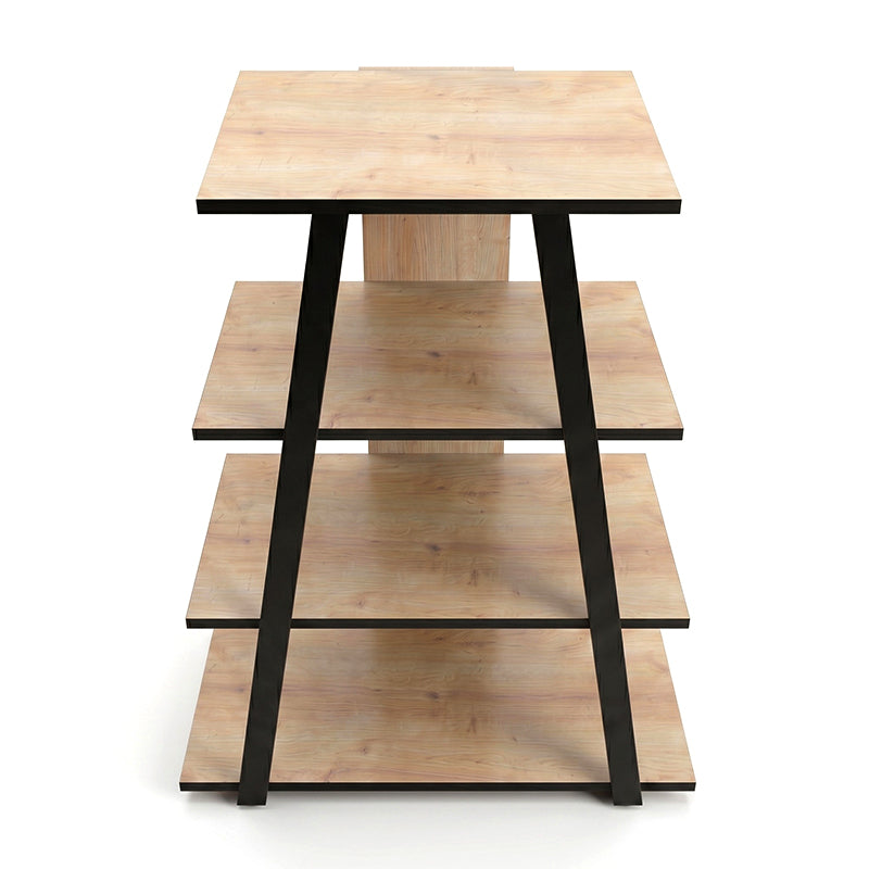 Έπιπλο τηλεόρασης Lyno  χρώμα sapphire oak 70,4x54x80εκ. - Pakobazaar