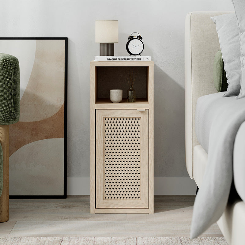 Κομοδίνο Inca  χρώμα light oak 25,2x32x60εκ. - Pakobazaar