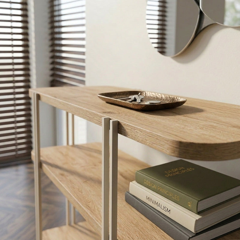 Κονσόλα Notus  χρώμα sapphire oak 92x34,5x75εκ. - Pakobazaar