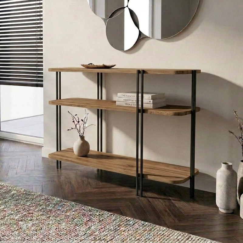 Κονσόλα Notus  χρώμα καρυδί Ud 92x34,5x75εκ. - Pakobazaar