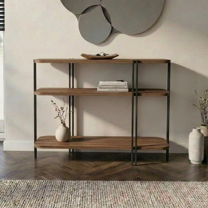 Κονσόλα Notus  χρώμα καρυδί Ud 92x34,5x75εκ. - Pakobazaar