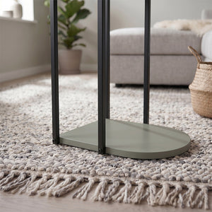 Τραπεζάκι βοηθητικό Roya  χρώμα ash green 41,5x32x56εκ. - Pakobazaar