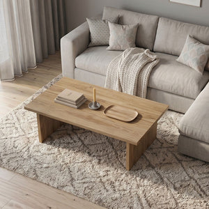 Τραπεζάκι σαλονιού Loana  χρώμα καρυδί Ud 120x70x40εκ. - Pakobazaar