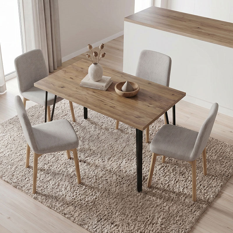 Τραπέζι Xana  χρώμα sepet oak 120x70x77,5εκ. - Pakobazaar