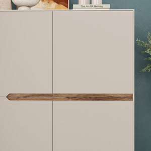 Μπουφές Arch  χρώμα sandstone 98x40x120,5εκ. - Pakobazaar
