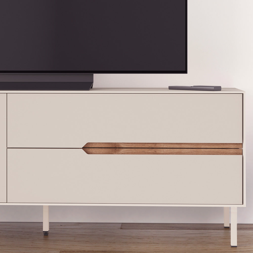 Έπιπλο τηλεόρασης Arch  χρώμα sandstone 150x35x56,5εκ.