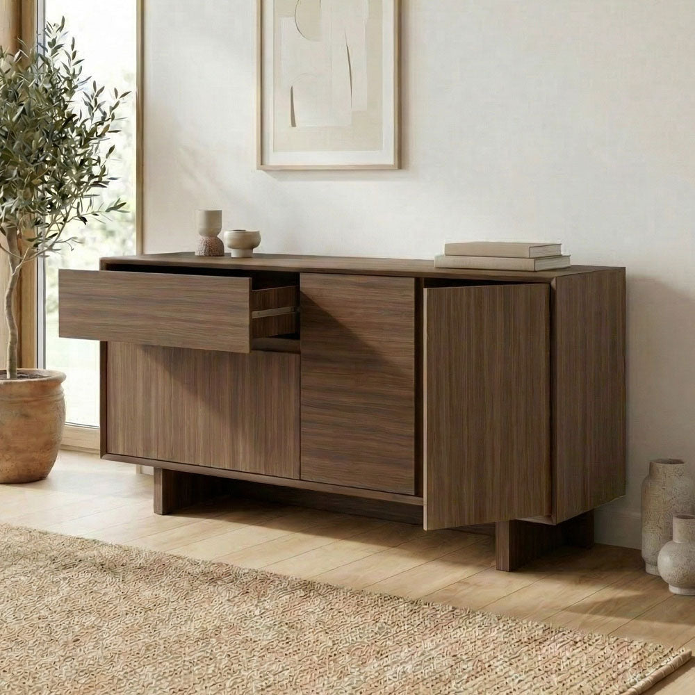 Μπουφές Capri  χρώμα καρυδί milano 146x45x76,5εκ. - Pakobazaar