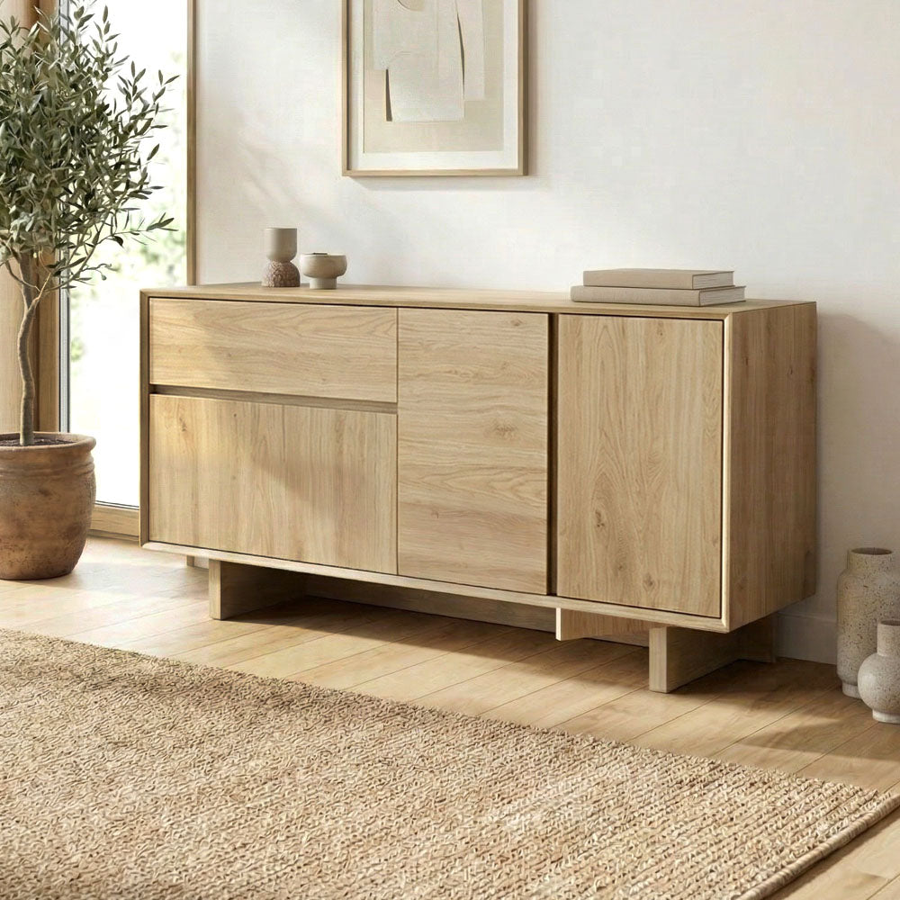 Μπουφές Capri  χρώμα sapphire oak 146x45x76,5εκ. - Pakobazaar