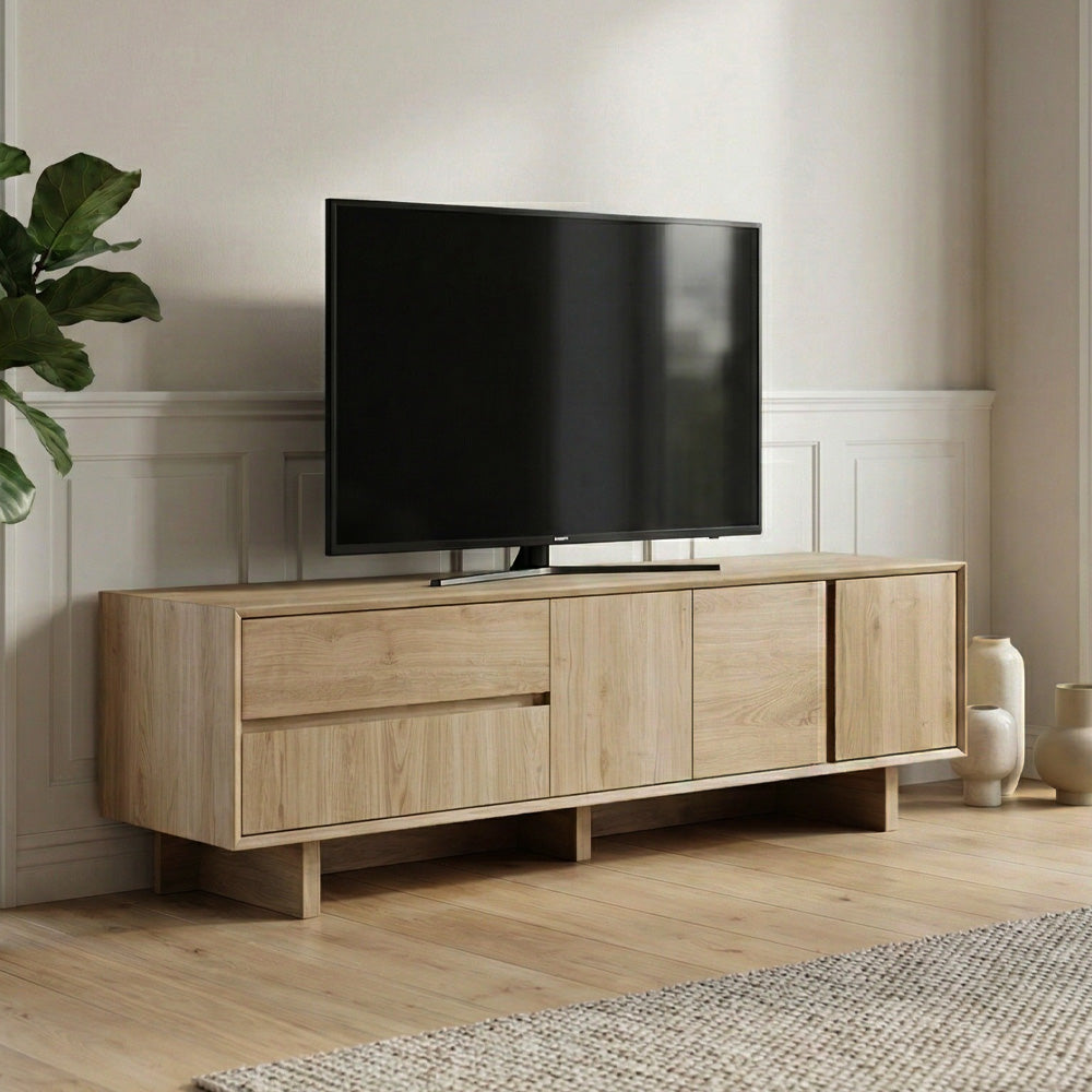 Έπιπλο τηλεόρασης Capri  χρώμα sapphire oak 180x45x55εκ.
