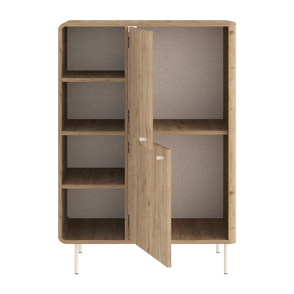 Μπουφές Colia  χρώμα sepet oak 85x44x120,4εκ.