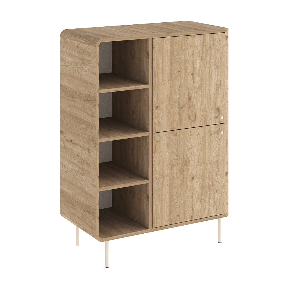 Μπουφές Colia  χρώμα sepet oak 85x44x120,4εκ.