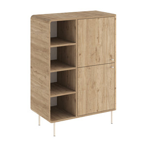 Μπουφές Colia  χρώμα sepet oak 85x44x120,4εκ. - Pakobazaar