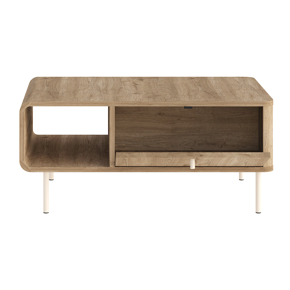 Τραπεζάκι σαλονιού Colia  χρώμα sepet oak 90x60x40,4εκ.