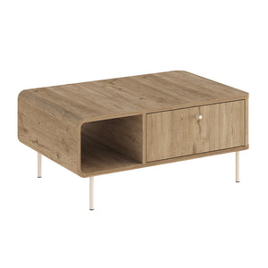 Τραπεζάκι σαλονιού Colia  χρώμα sepet oak 90x60x40,4εκ. - Pakobazaar