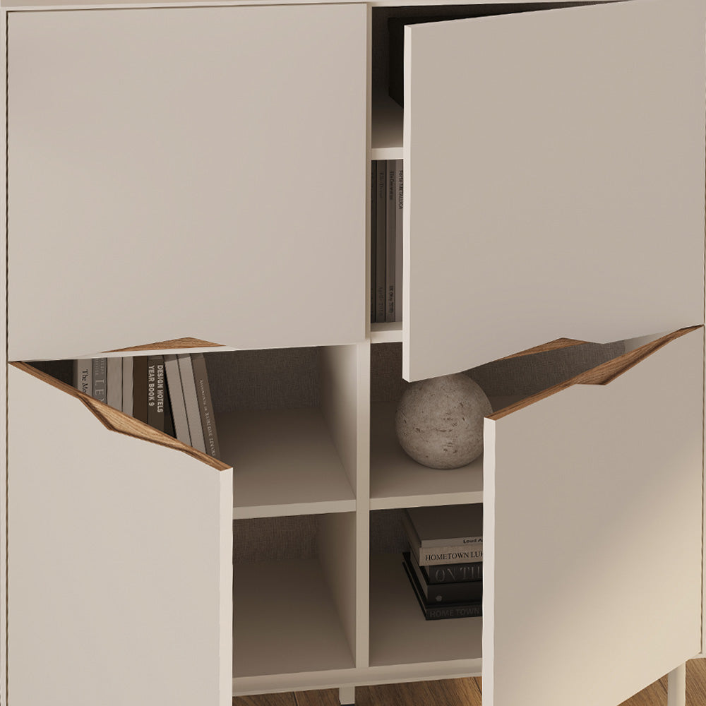 Μπουφές Marquise  χρώμα sandstone 98x40x120εκ.