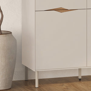 Μπουφές Marquise  χρώμα sandstone 98x40x120εκ. - Pakobazaar