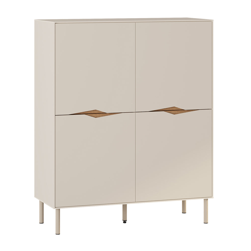 Μπουφές Marquise  χρώμα sandstone 98x40x120εκ.