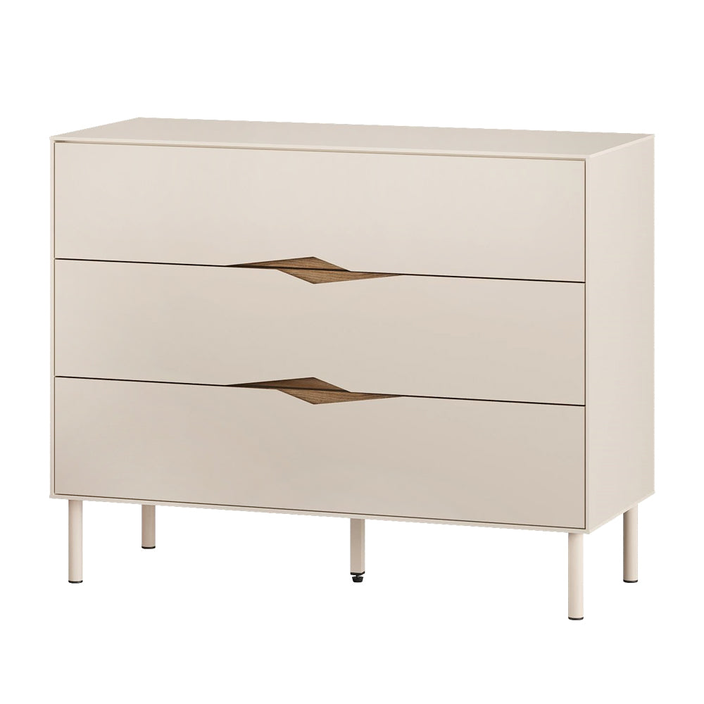 Συρταριέρα Marquise  χρώμα sandstone 98x40x78,5εκ.