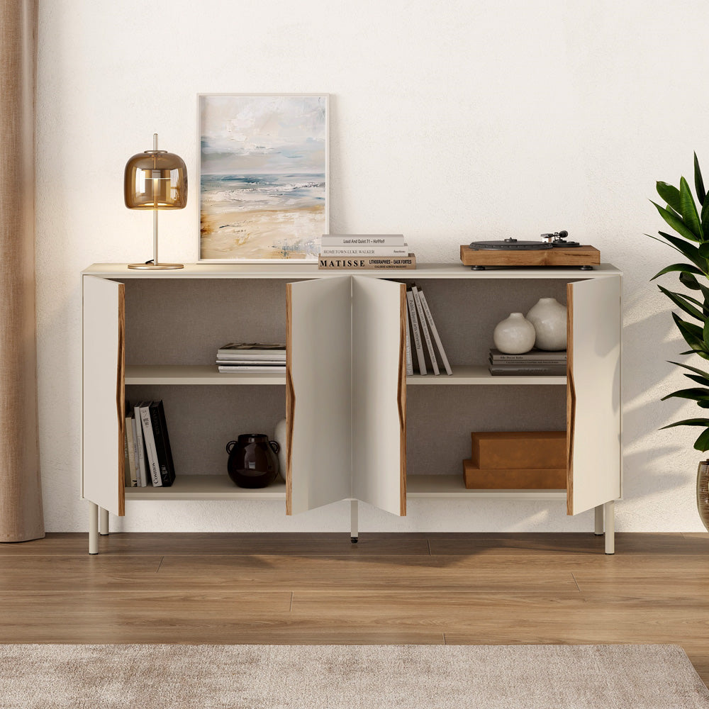 Μπουφές Marquise  χρώμα sandstone 150x40x78,5εκ.