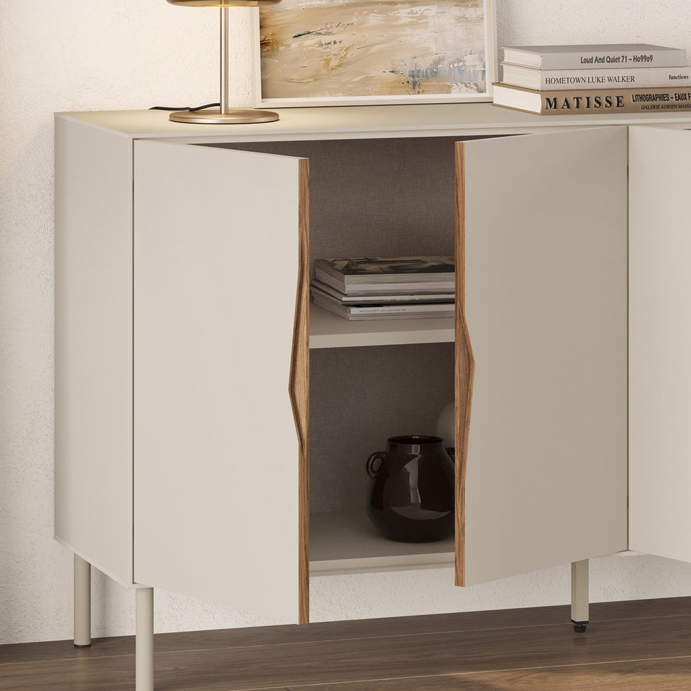 Μπουφές Marquise  χρώμα sandstone 150x40x78,5εκ.