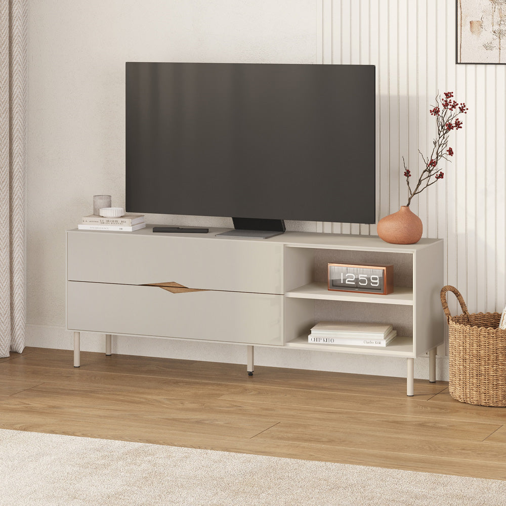 Έπιπλο τηλεόρασης Marquise  χρώμα sandstone 150x35x56εκ.